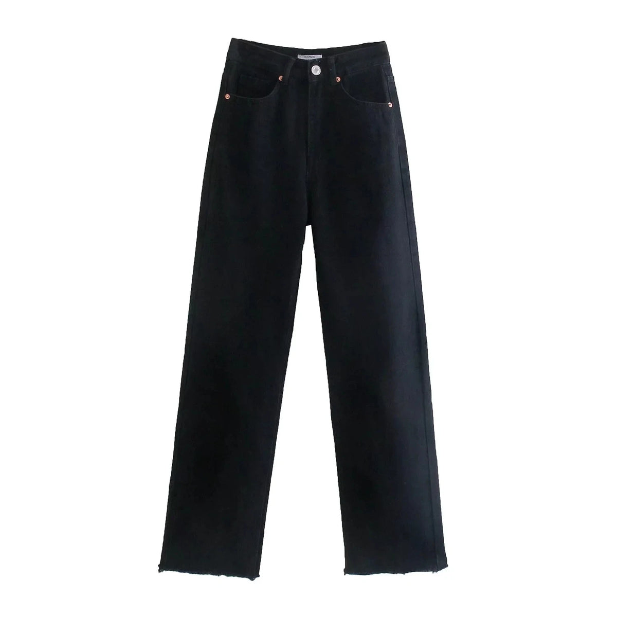 Damen Wide-Leg-Hose in Schwarz – High-Waist mit elegantem Look