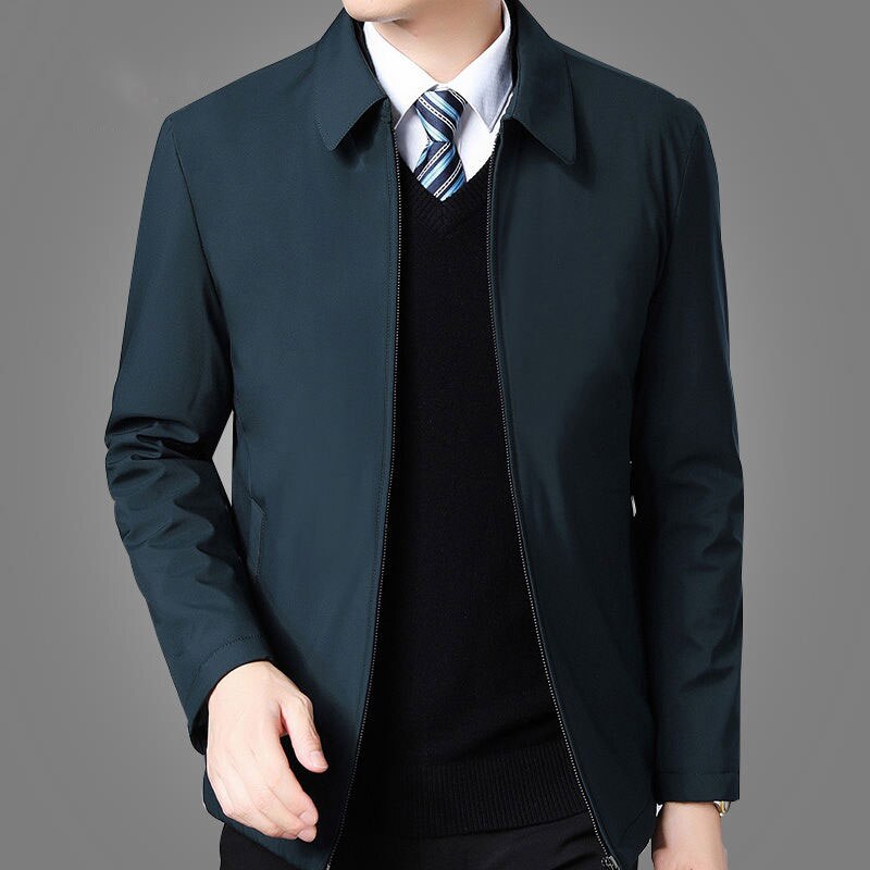 Herren Übergangsjacke mit Stehkragen – Klassischer Look