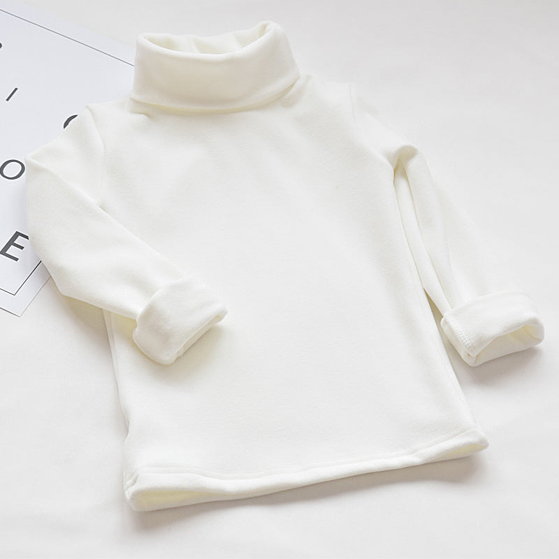 Girls'Langarm  T-Shirt mit Stehkragen – Herbst