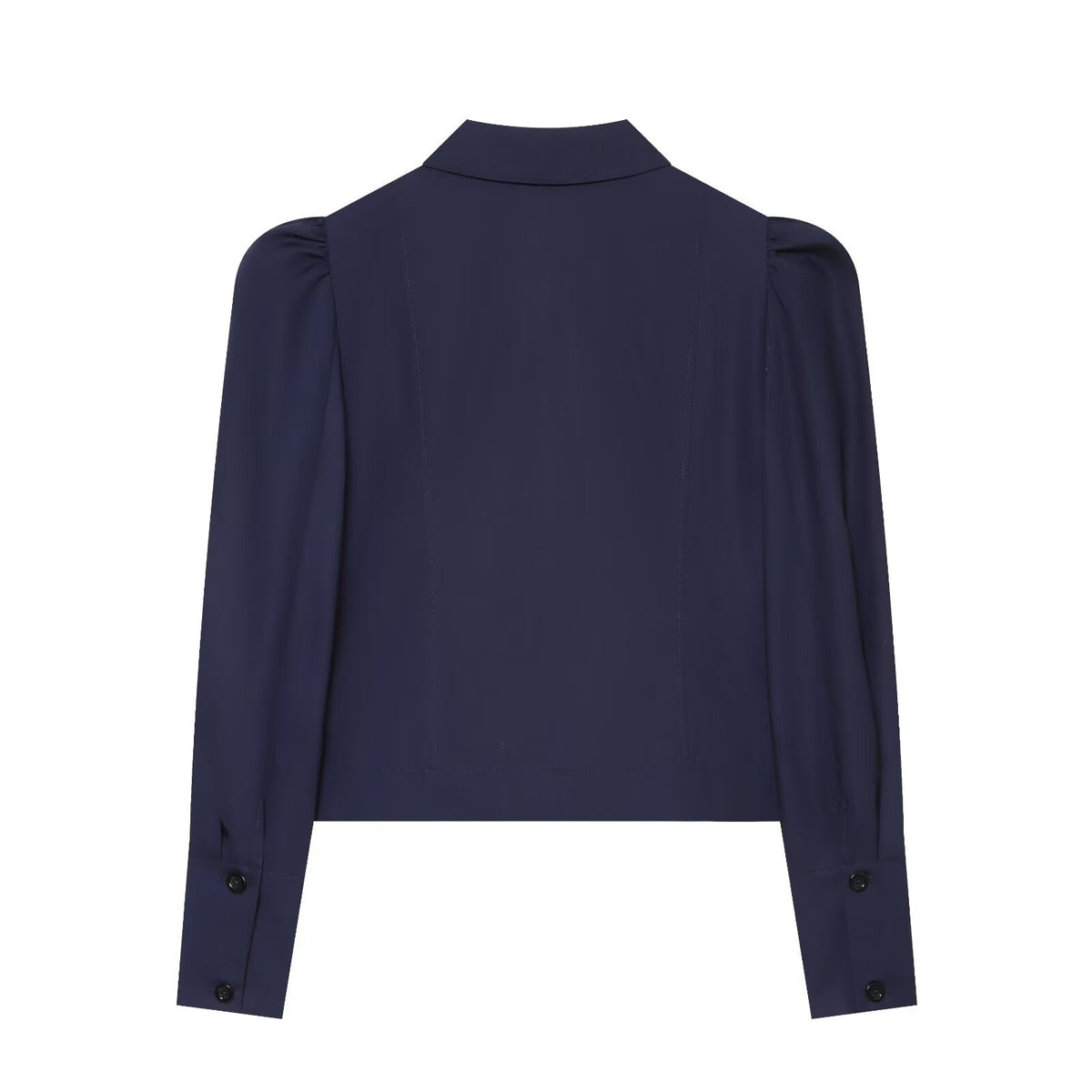 Women's pleated shoulder lapel suit jacket