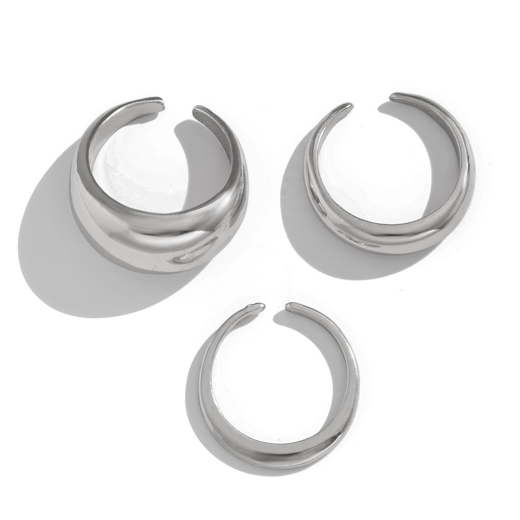 3-teiliges Ring-Set – Gold