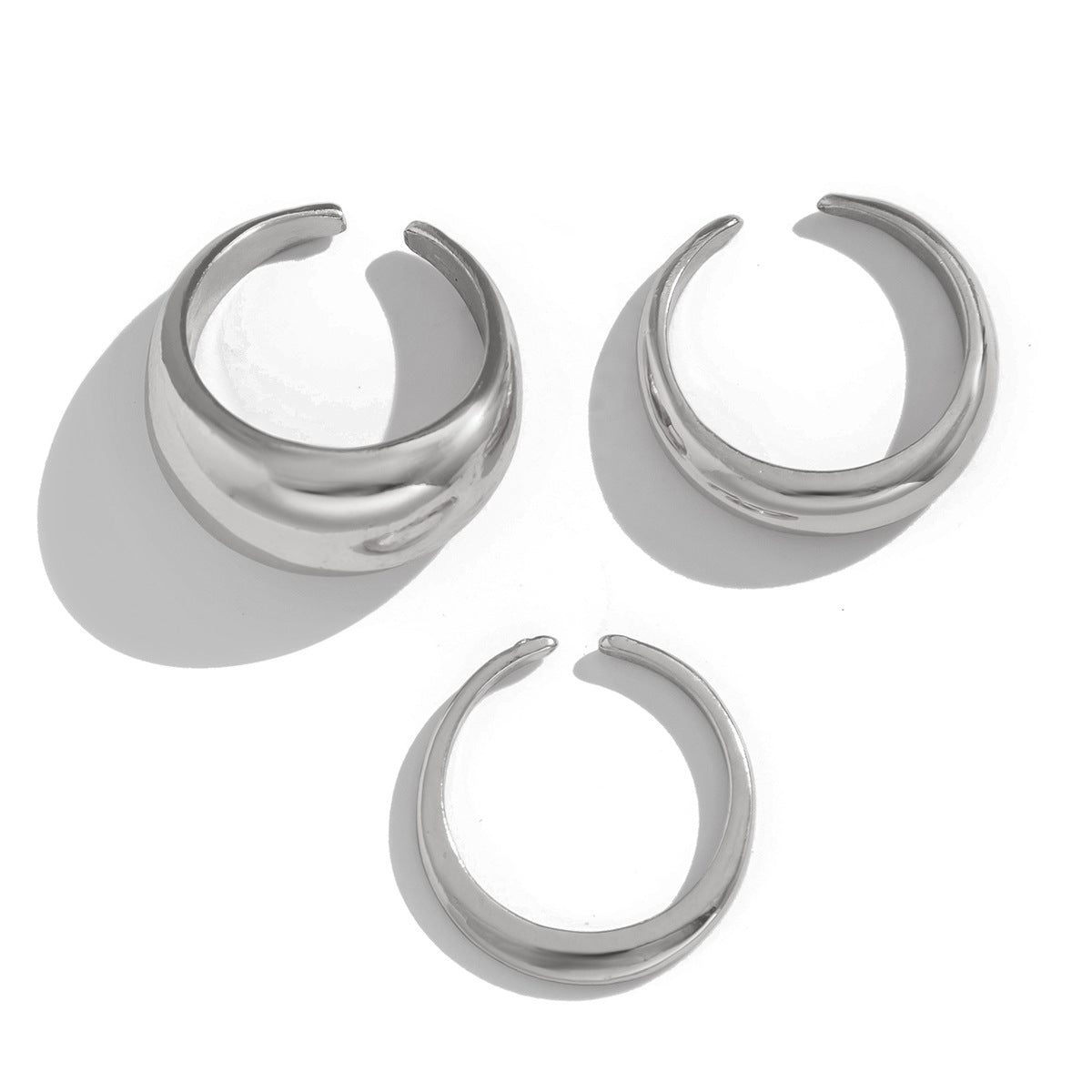 3-teiliges Ring-Set – Gold
