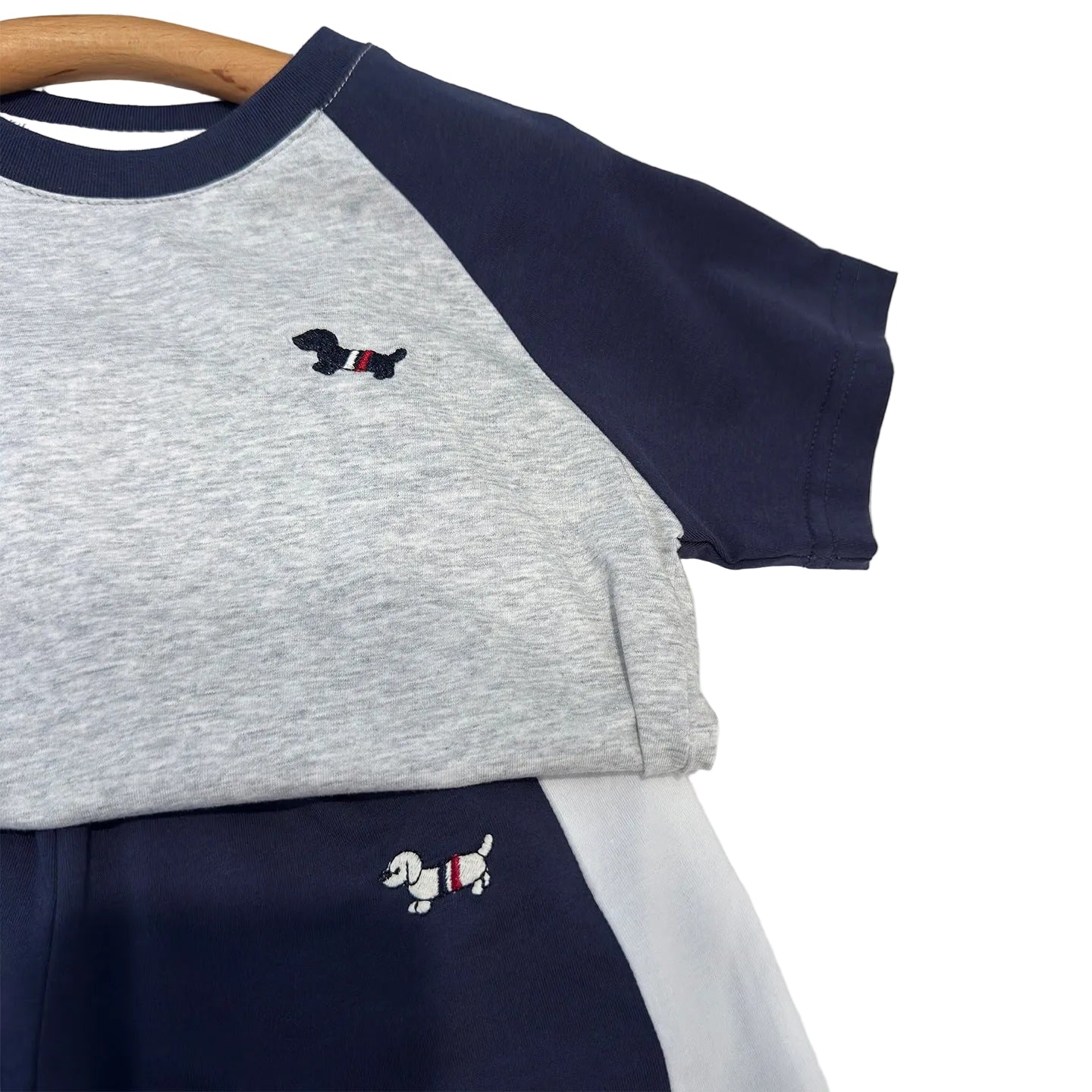 2-teiliges Kinder Sommer-Set mit Hunde-Print – T-Shirt & Shorts Baby boy