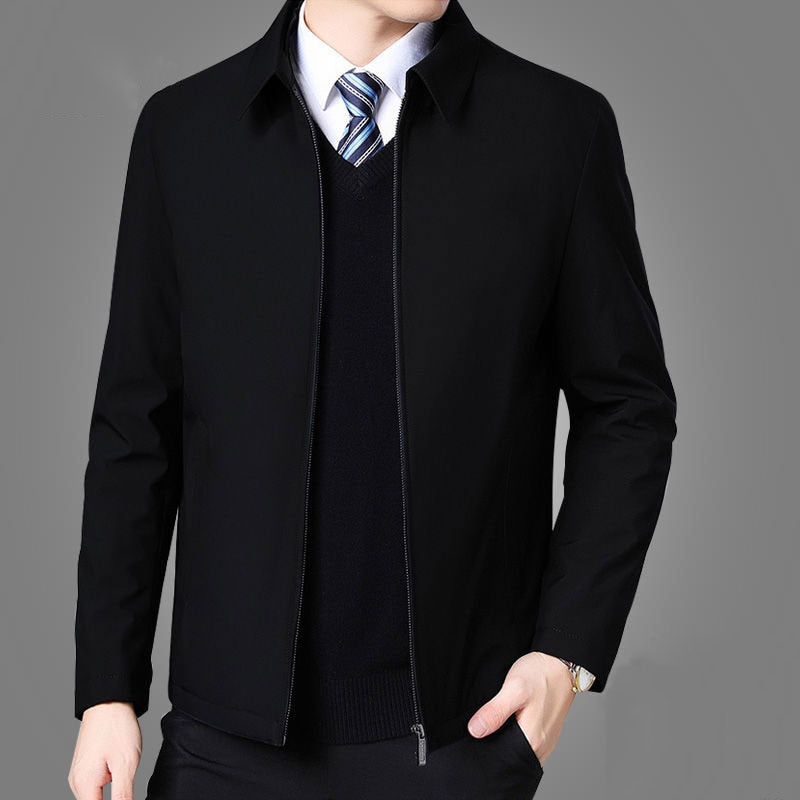 Herren Übergangsjacke mit Stehkragen – Klassischer Look