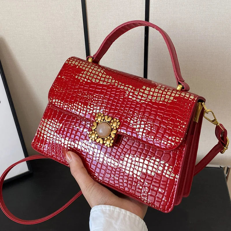 Crocodile Mini Bag – Fancy Schultertasche