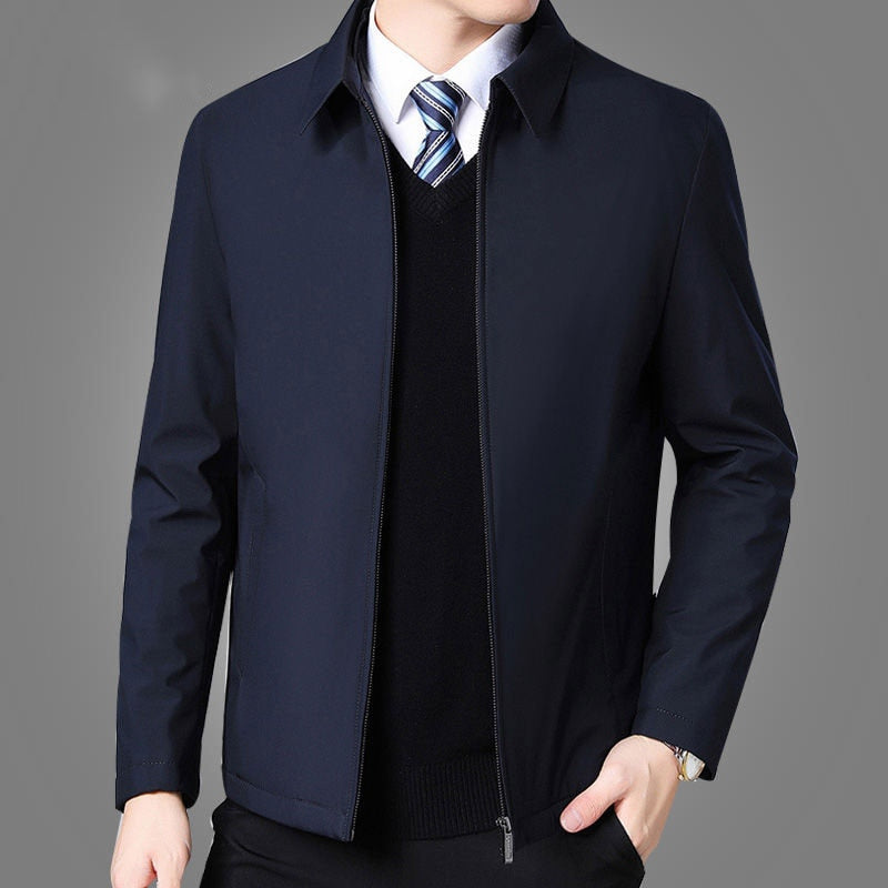 Herren Übergangsjacke mit Stehkragen – Klassischer Look