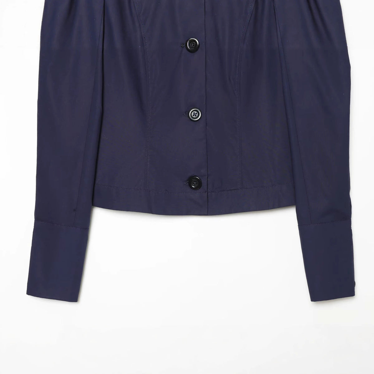 Women's pleated shoulder lapel suit jacket