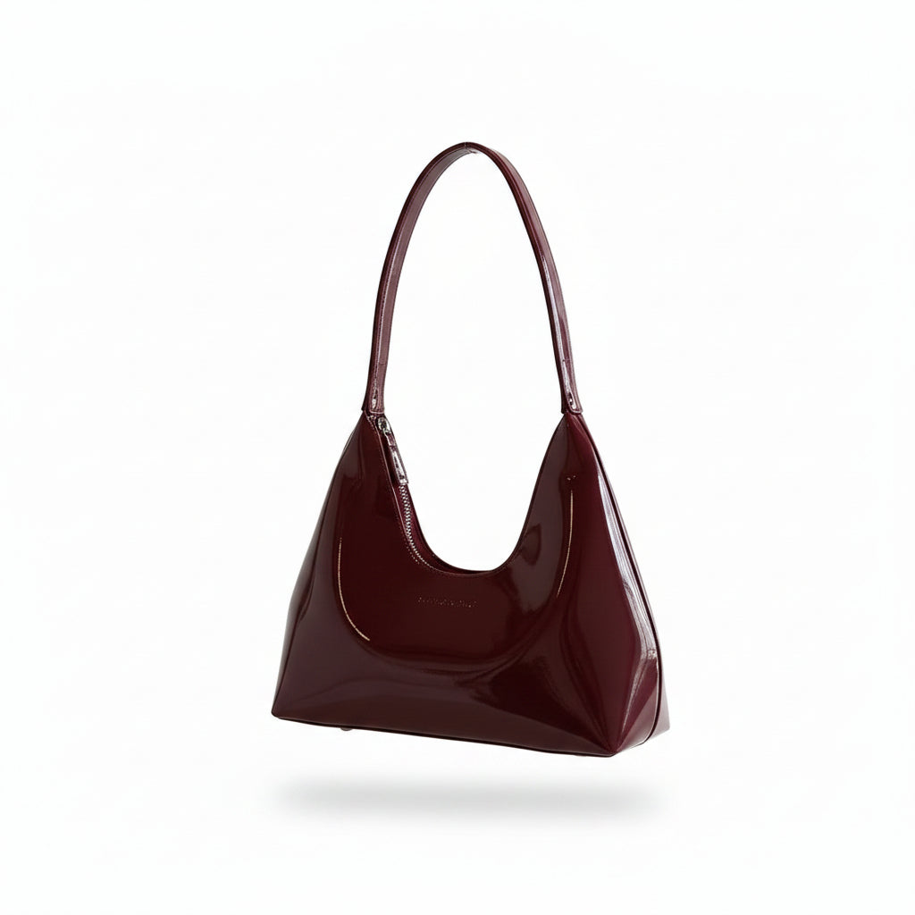 Moon Shape Damen-Schultertasche – Modernes Design