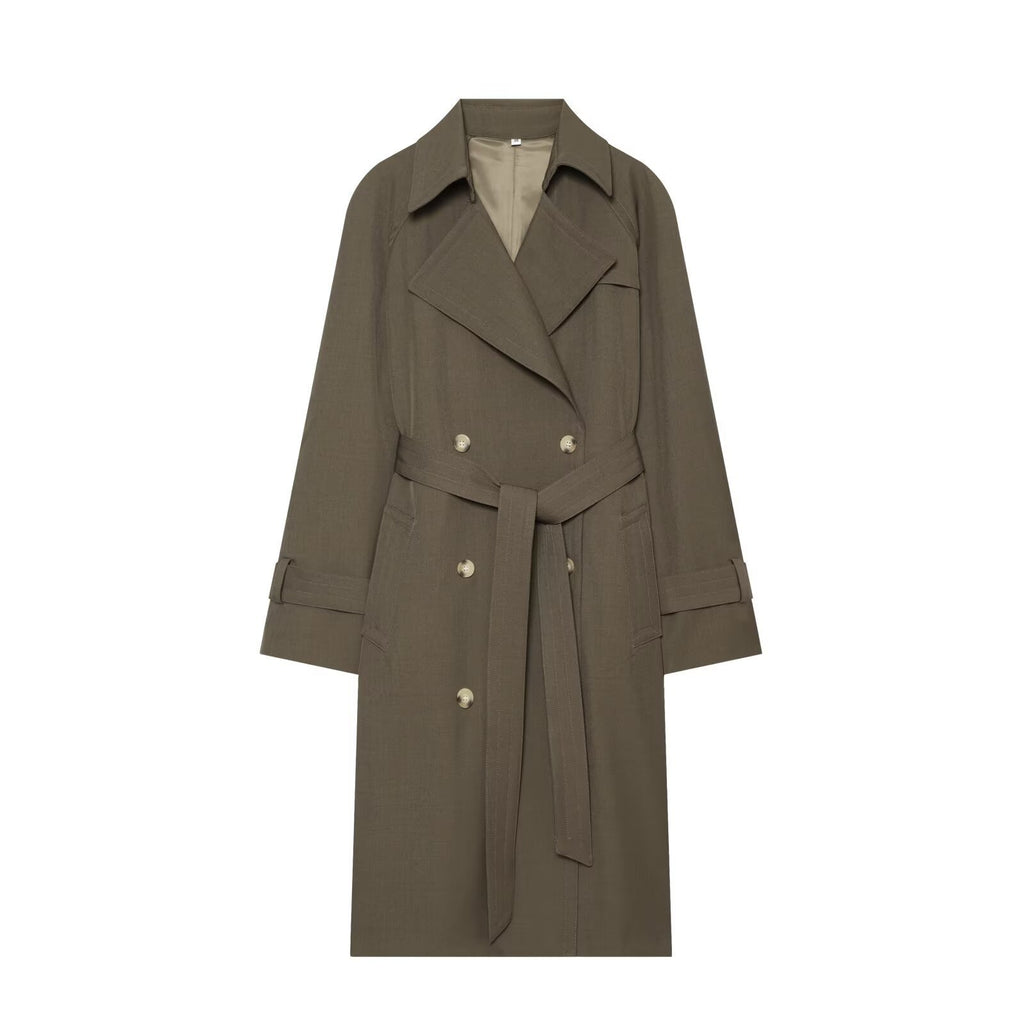 Damen Trenchcoat mit Reverskragen –Moderner Streetstyle