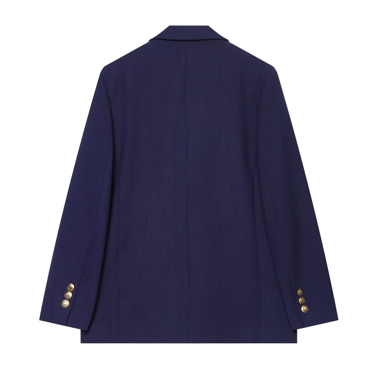 Damen Hosenanzug Set – Eleganter Blazer mit Hose & Goldknöpfen