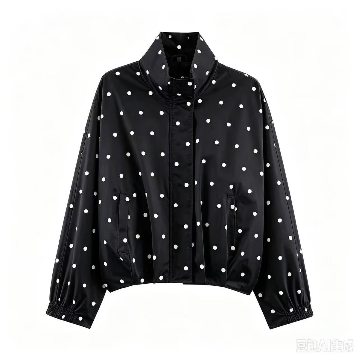 Damen Jacke mit Polka-Dot-Muster