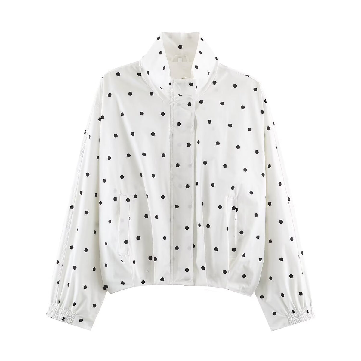 Damen Jacke mit Polka-Dot-Muster