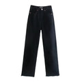 Damen Wide-Leg-Hose in Schwarz – High-Waist mit elegantem Look