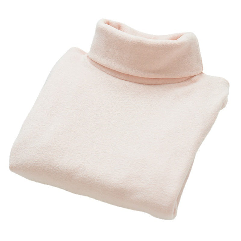 Girls'Langarm  T-Shirt mit Stehkragen – Herbst