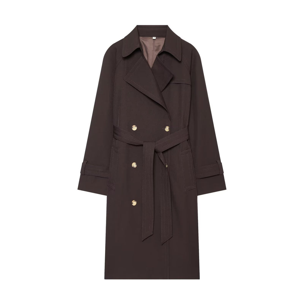 Damen Trenchcoat mit Reverskragen –Moderner Streetstyle