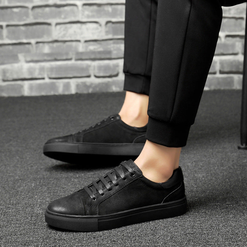 Herren Casual Lederschuhe aus echtem Wildleder