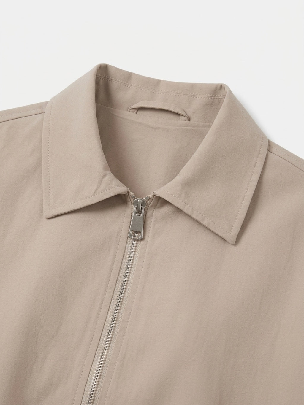 Beige Blousonjacke