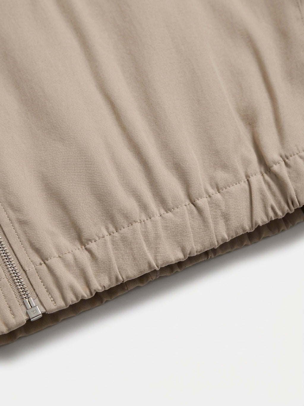 Beige Blousonjacke