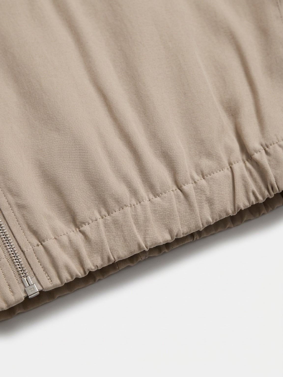 Beige Blousonjacke