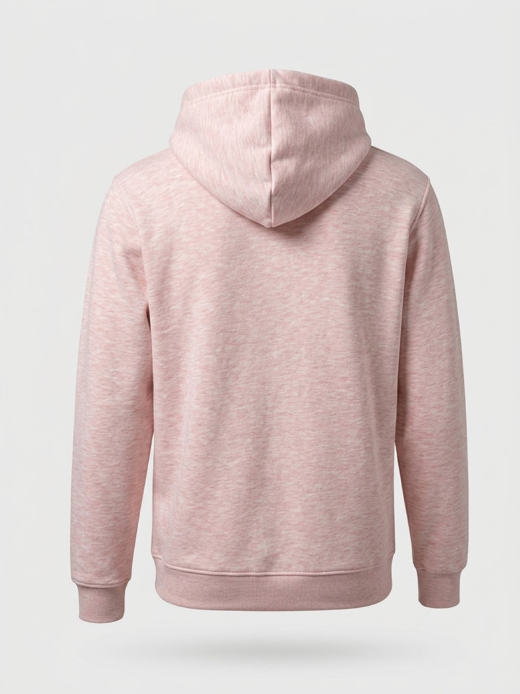 Damen Reißverschluss-Hoodie Hellblau meliert